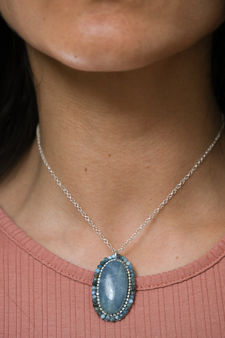 Collar Aguamarina