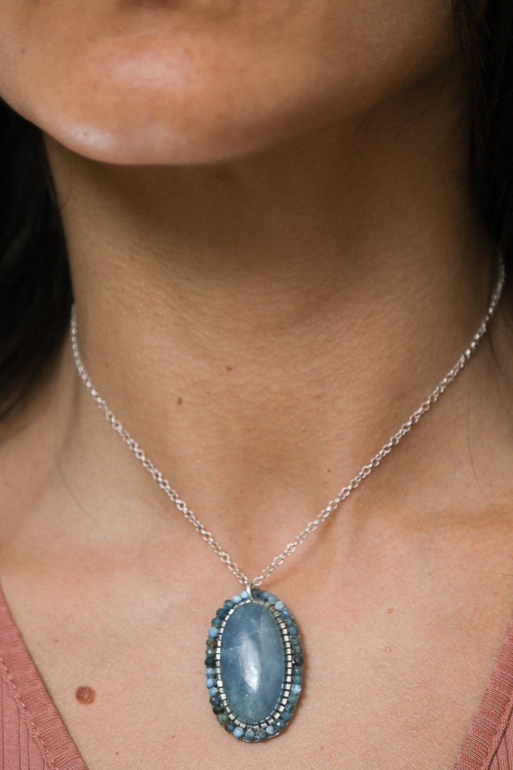 Collar Aguamarina