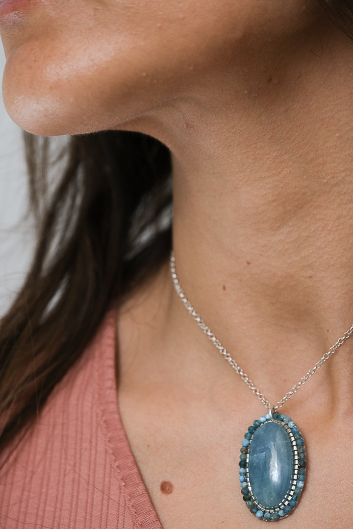 Collar Aguamarina