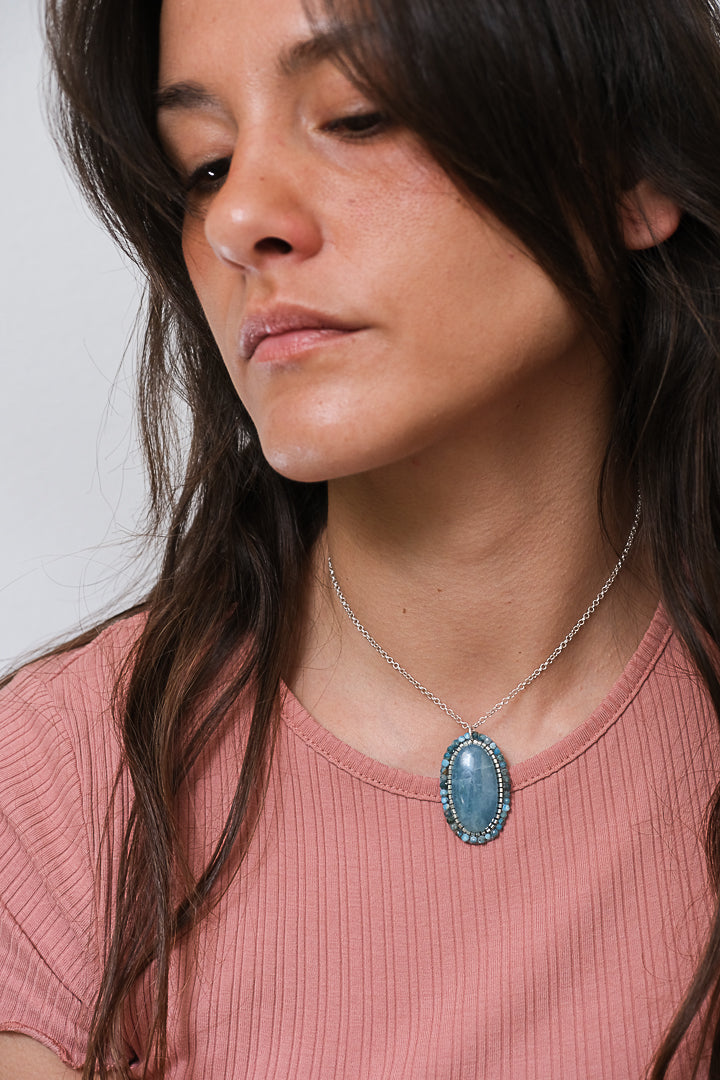 Collar Aguamarina