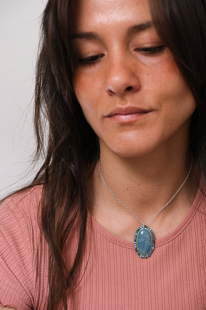 Collar Aguamarina