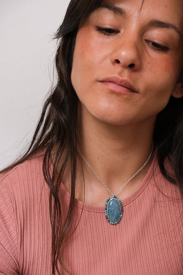 Collar Aguamarina