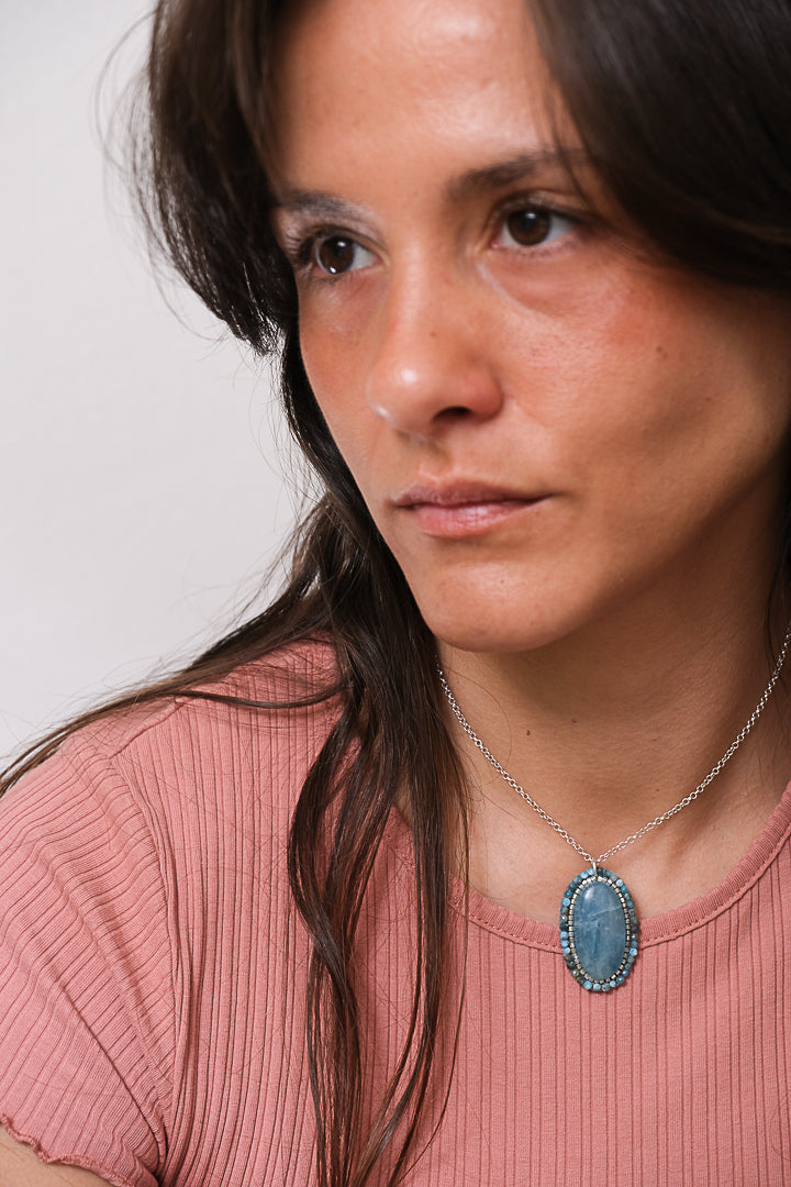 Collar Aguamarina