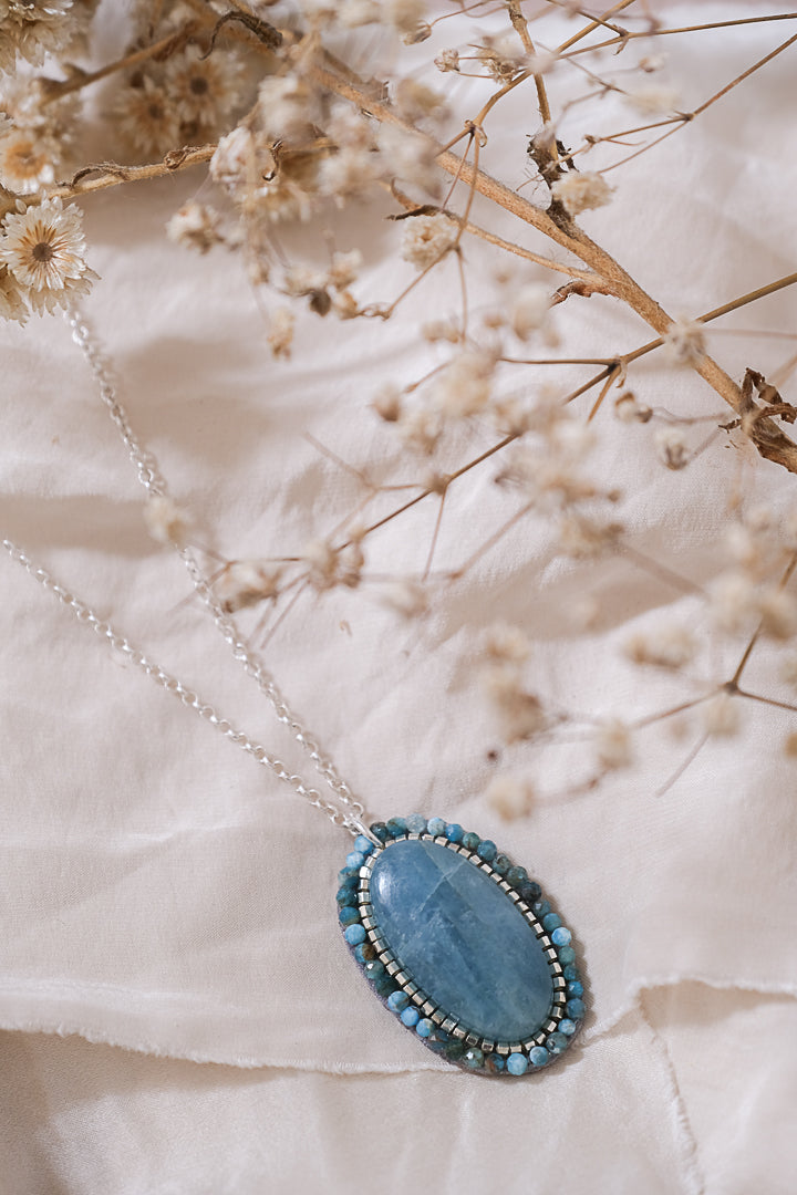 Collar Aguamarina