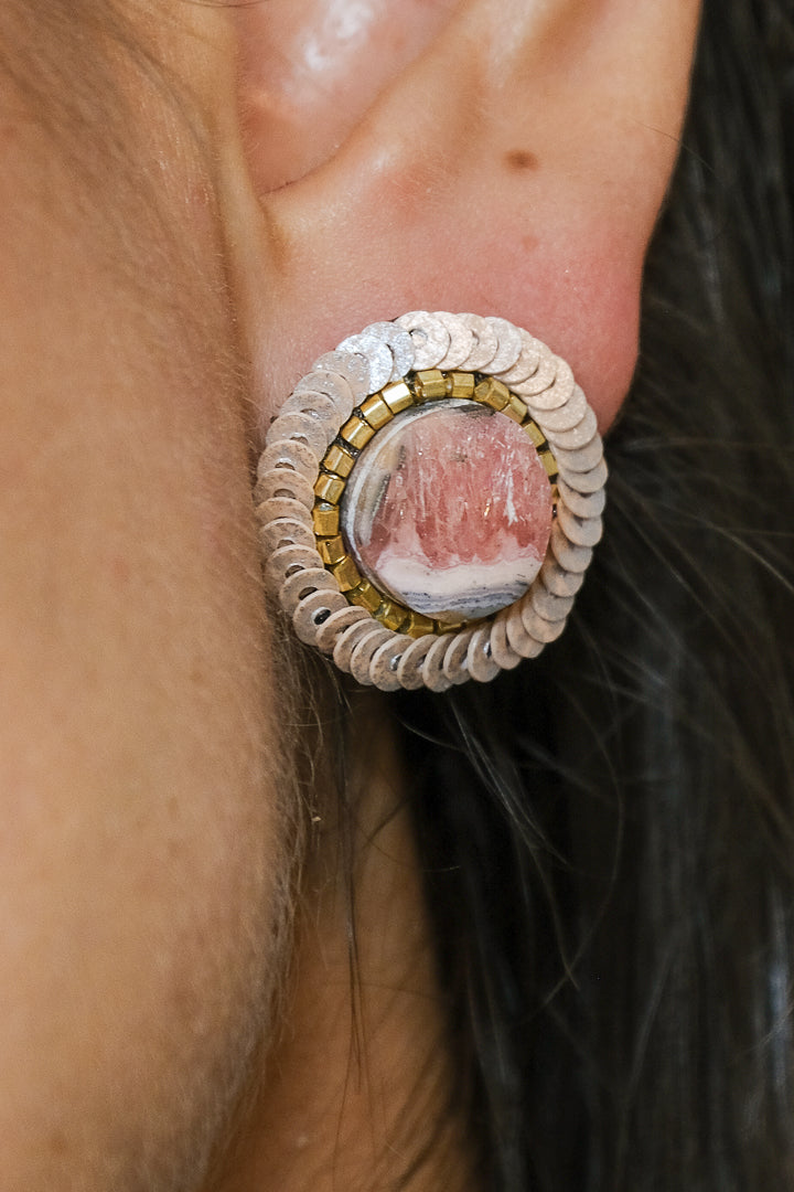 Rhodochrosite Hoops II