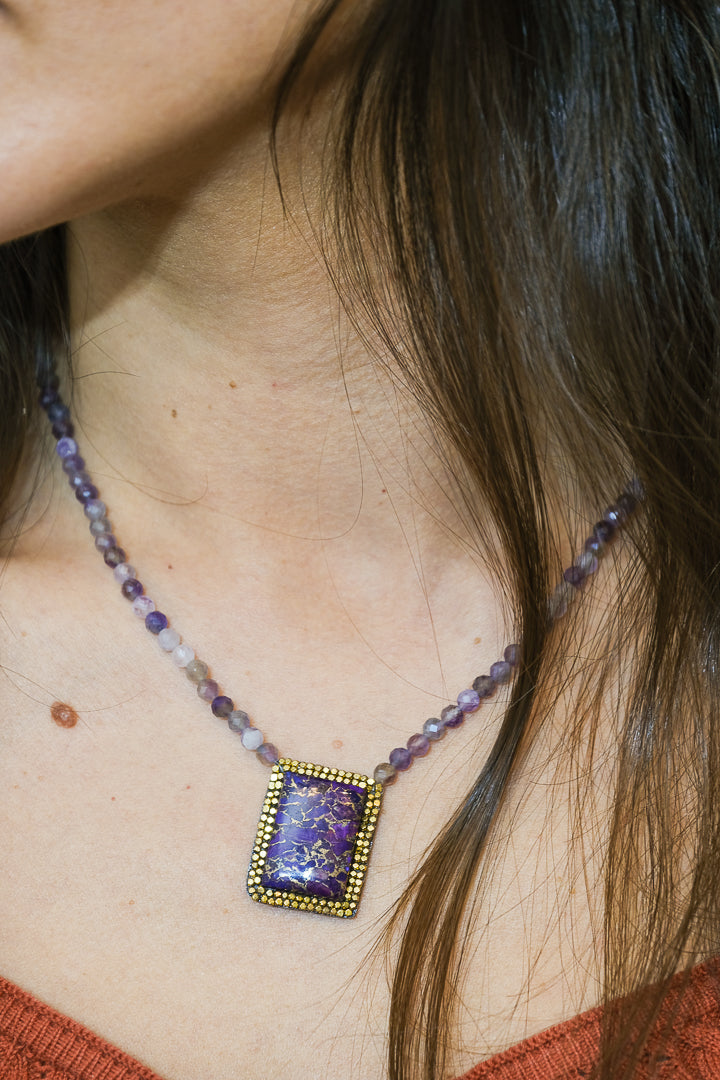 Collar Turquesa Purpura
