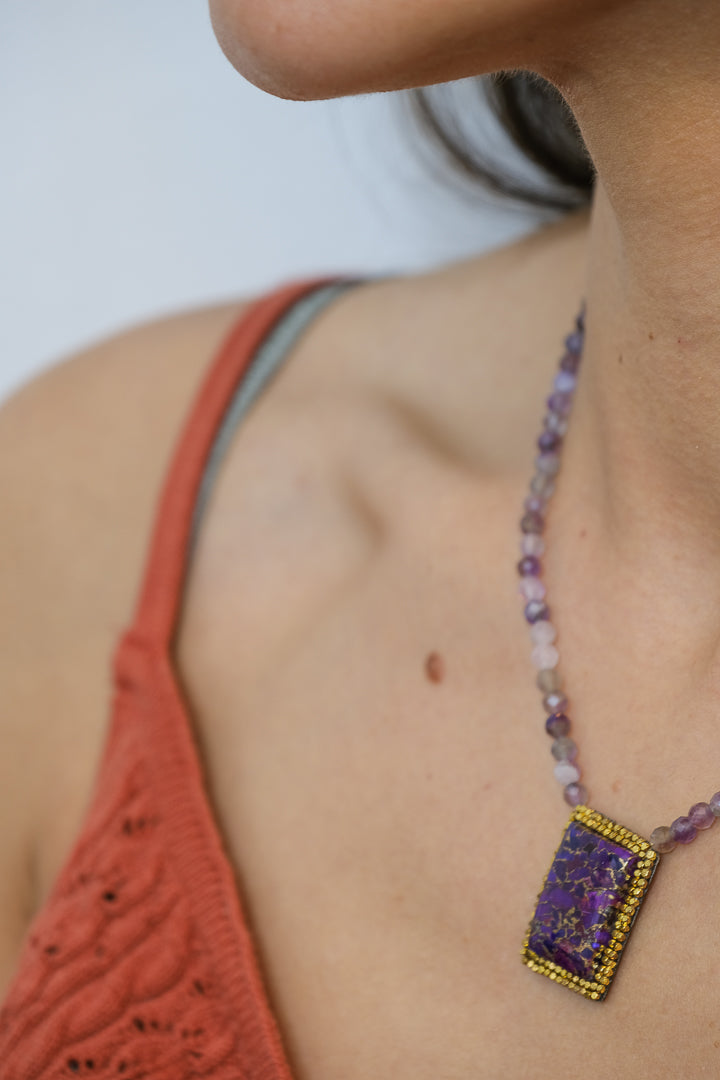 Collar Turquesa Purpura