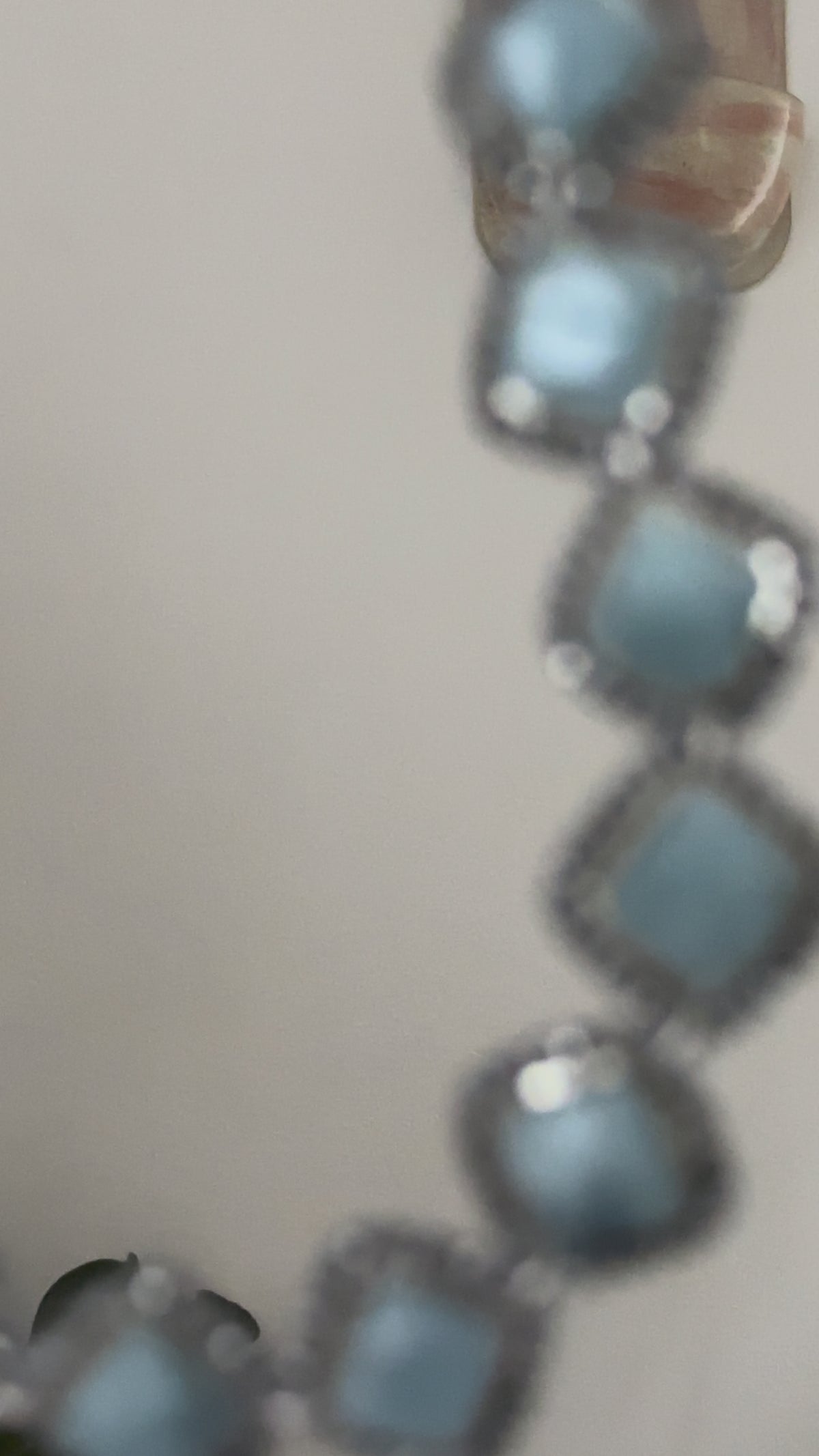 Choker Aguamarina